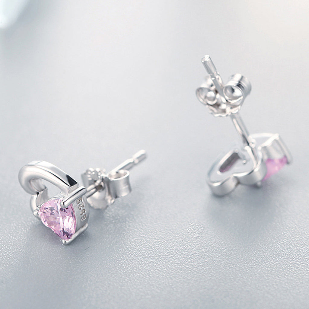 925 Sterling Silver Earrings with Pavé Setting CZ for Women