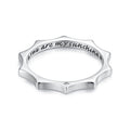 925 Sterling Silver Pavé Set CZ Ring Size 6.0