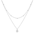 925 Sterling Silver Adjustable Necklace with Pendant for Women