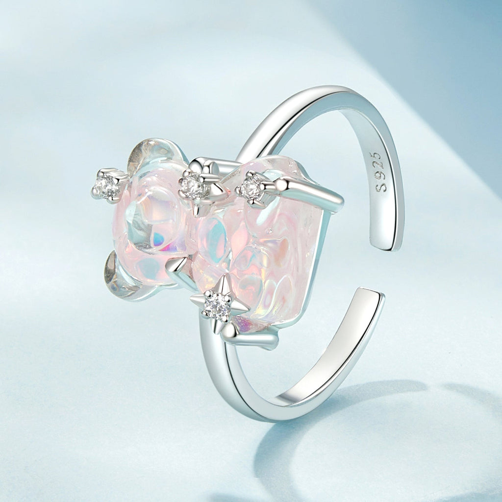 925 Sterling Silver Ring with Pavé Setting CZ for Women