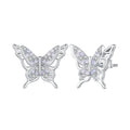 925 Sterling Silver Opal Nanometer Stone Earrings for Women