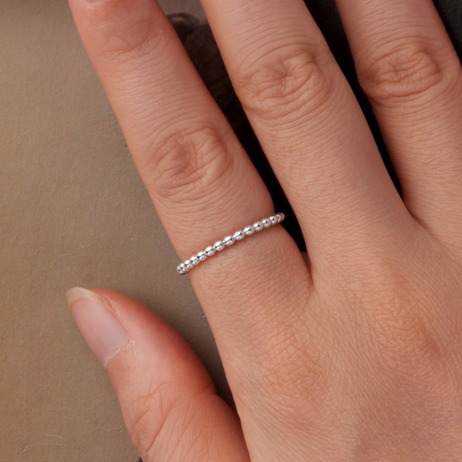925 Sterling Silver Oxidized 0.17cm Ring for Women Size 6.0