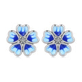 925 Sterling Silver Enamel Earrings for Women