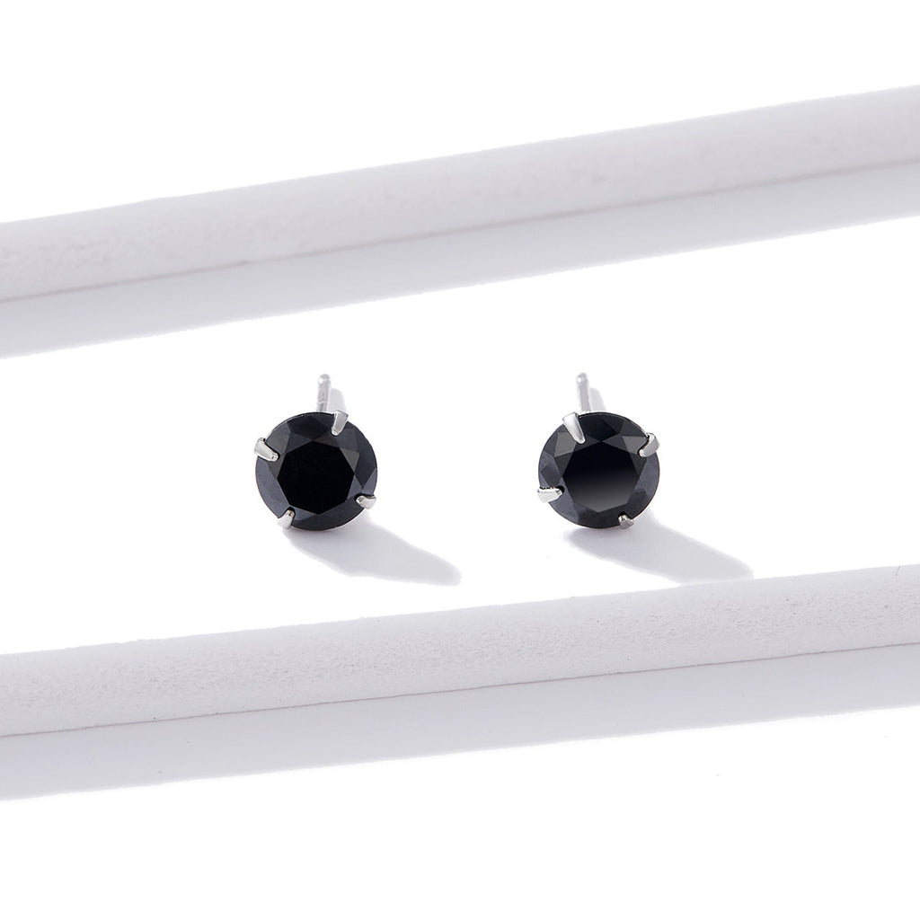 925 Sterling Silver Earrings with Pavé Setting CZ