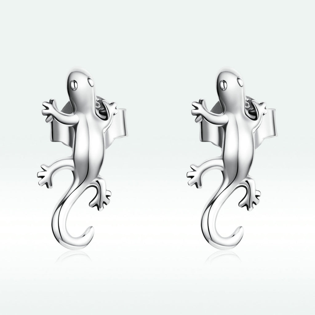 925 Sterling Silver Earrings 1.3*0.6cm for Women