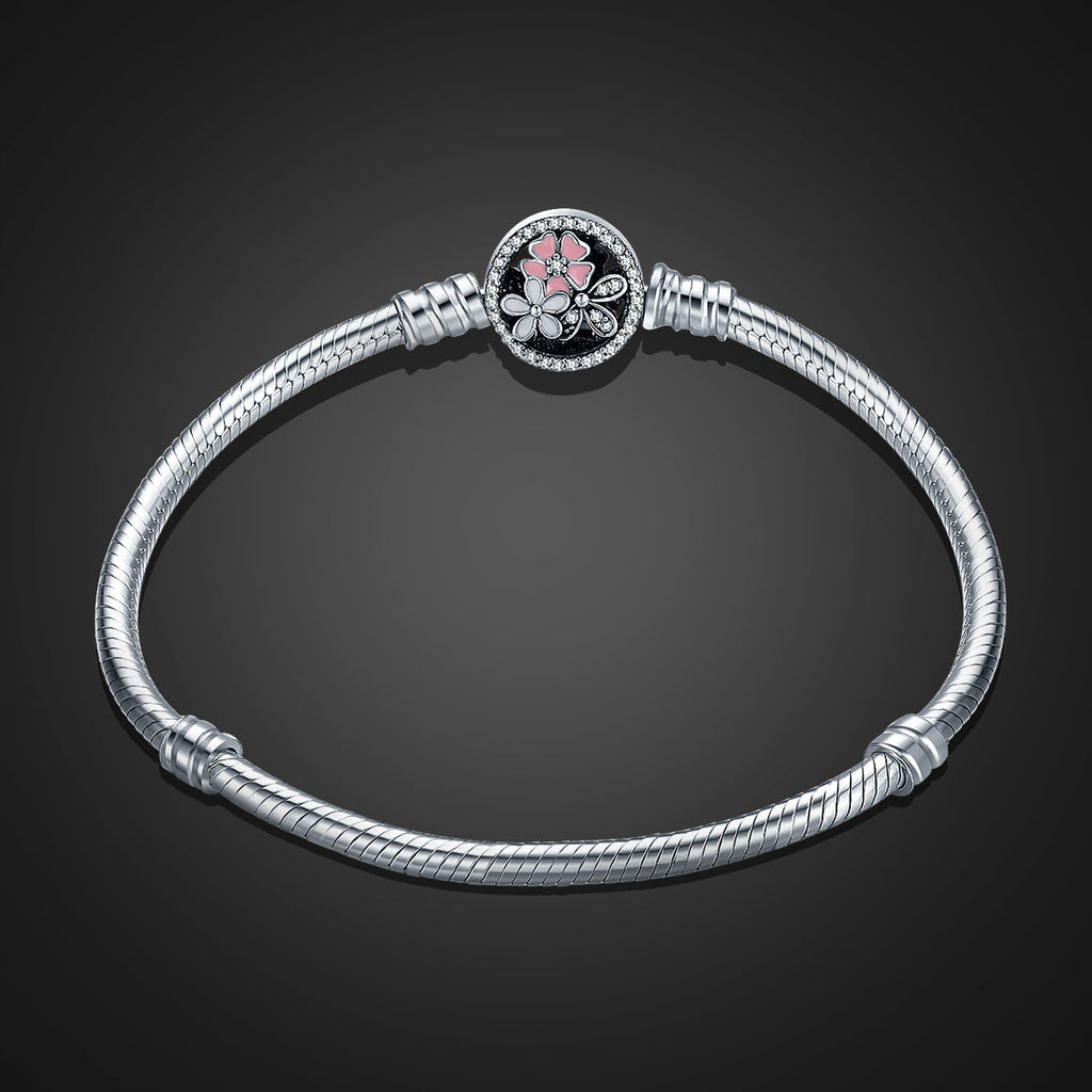 925 Sterling Silver Bracelet 18CM for Women