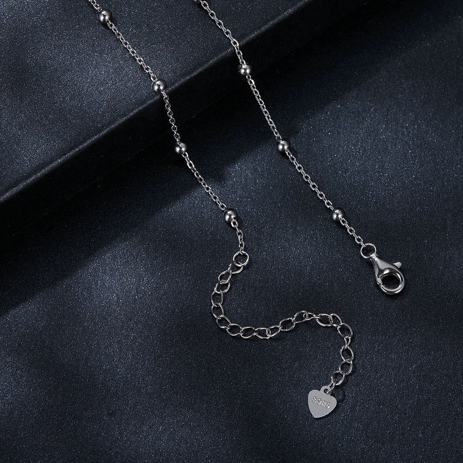 925 Sterling Silver 5mm Moissanite Necklace for Women