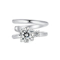 925 Sterling Silver 5mm Moissanite Earrings for Women, 13x8mm, White Gold Plated