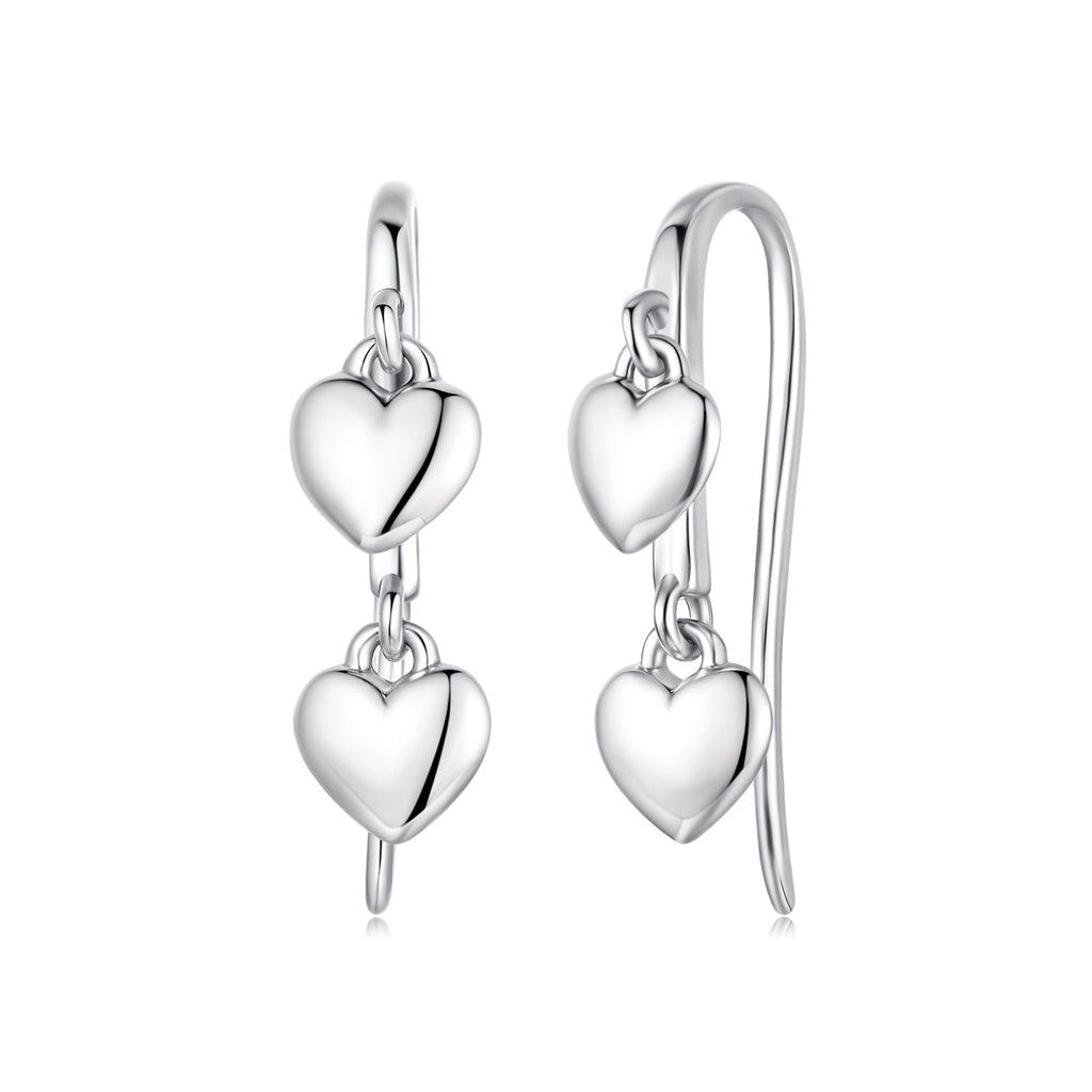 925 Sterling Silver Earrings 1.8*0.5cm for Women