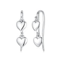 925 Sterling Silver Earrings 1.8*0.5cm for Women