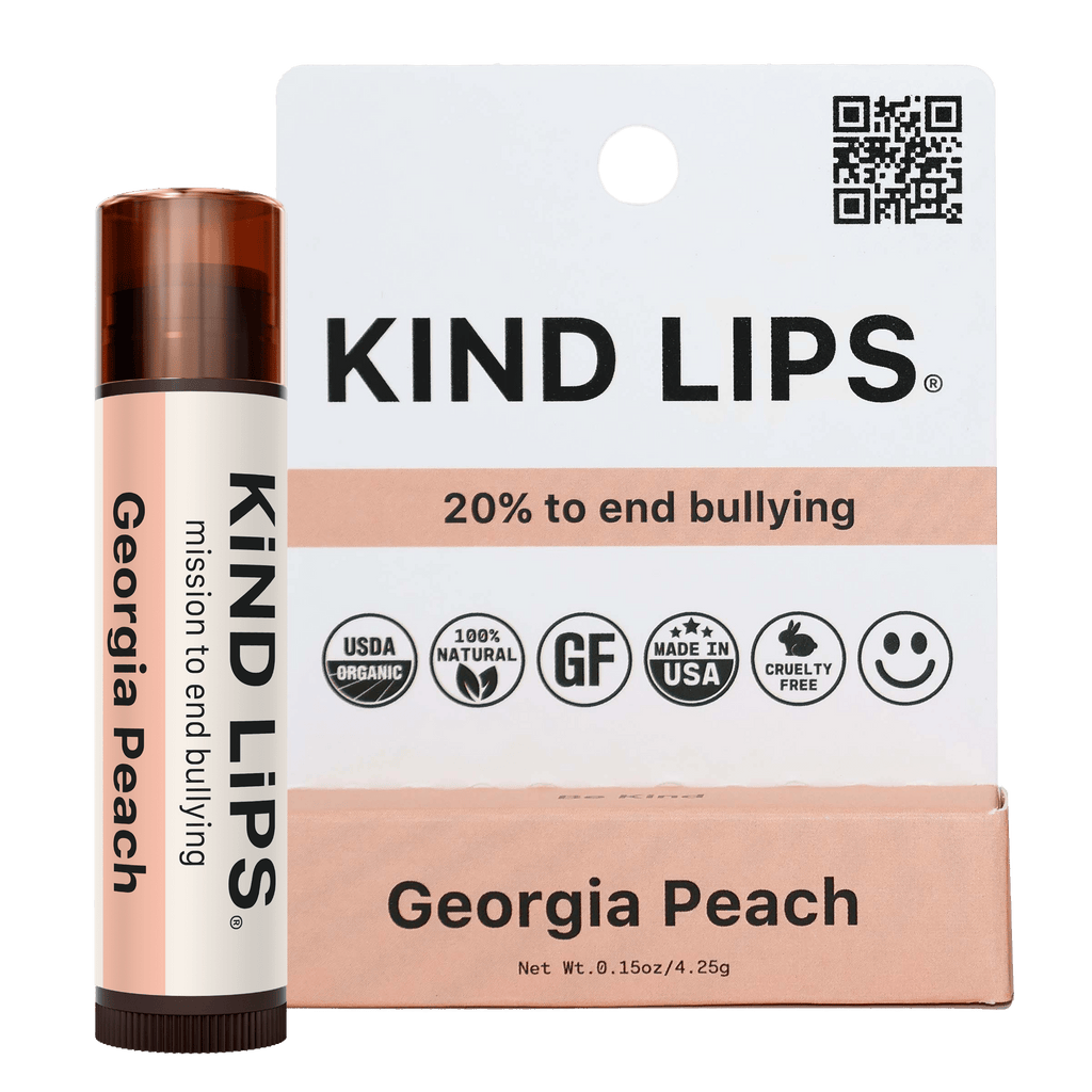 Georgia Peach Organic Lip Balm - Single Hang Pack