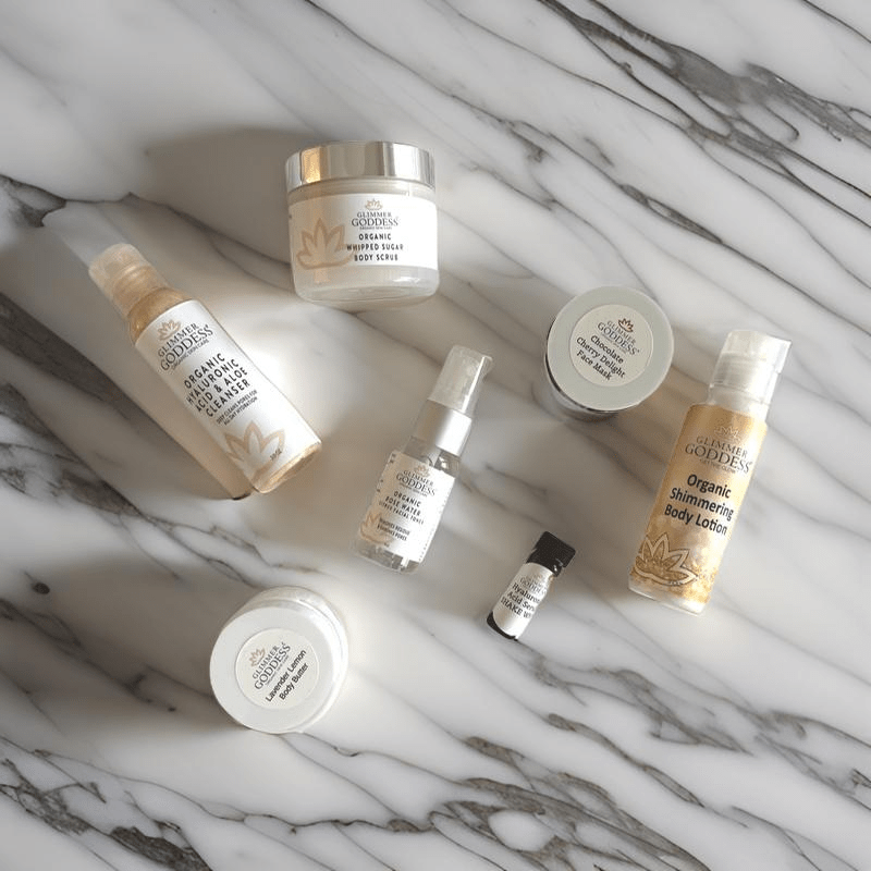 Glimmer Goddess Organic Anti-Aging Deluxe Sample Kit