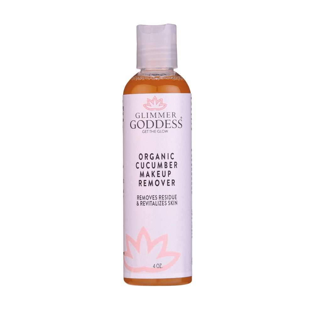 Glimmer Goddess Organic Cucumber Makeup Remover - Remove Makeup with No Oily Residue
