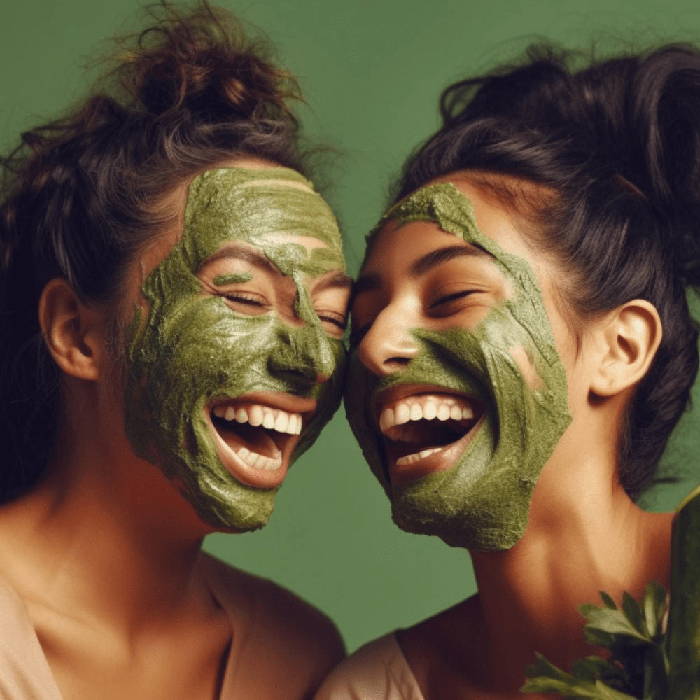 Glimmer Goddess Organic Rosemary Mint Algae Face Mask – Hydrating, Purifying & Anti-Aging
