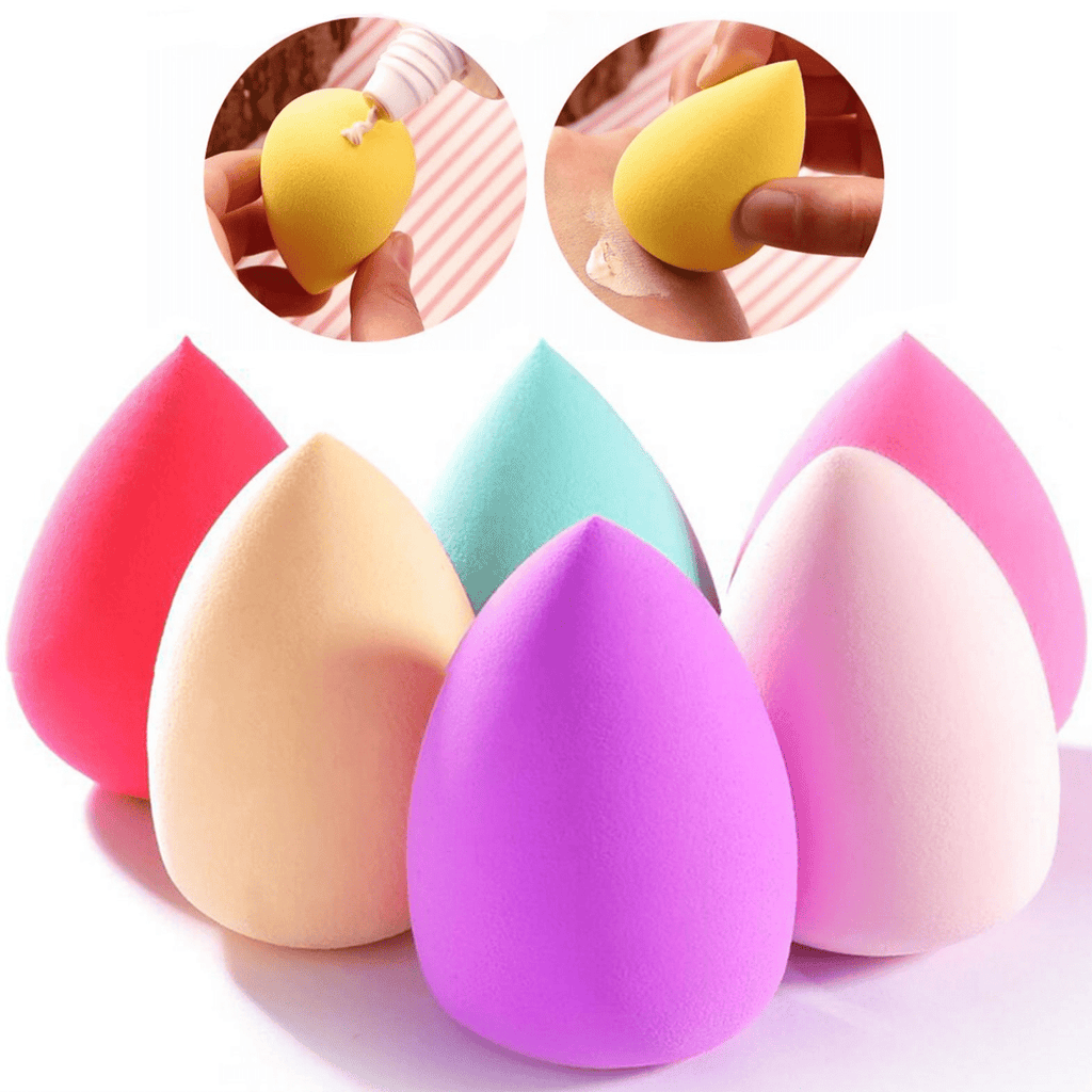 Good Living In Style 6-Piece Makeup Sponge Set - Flawless & Streak-Free