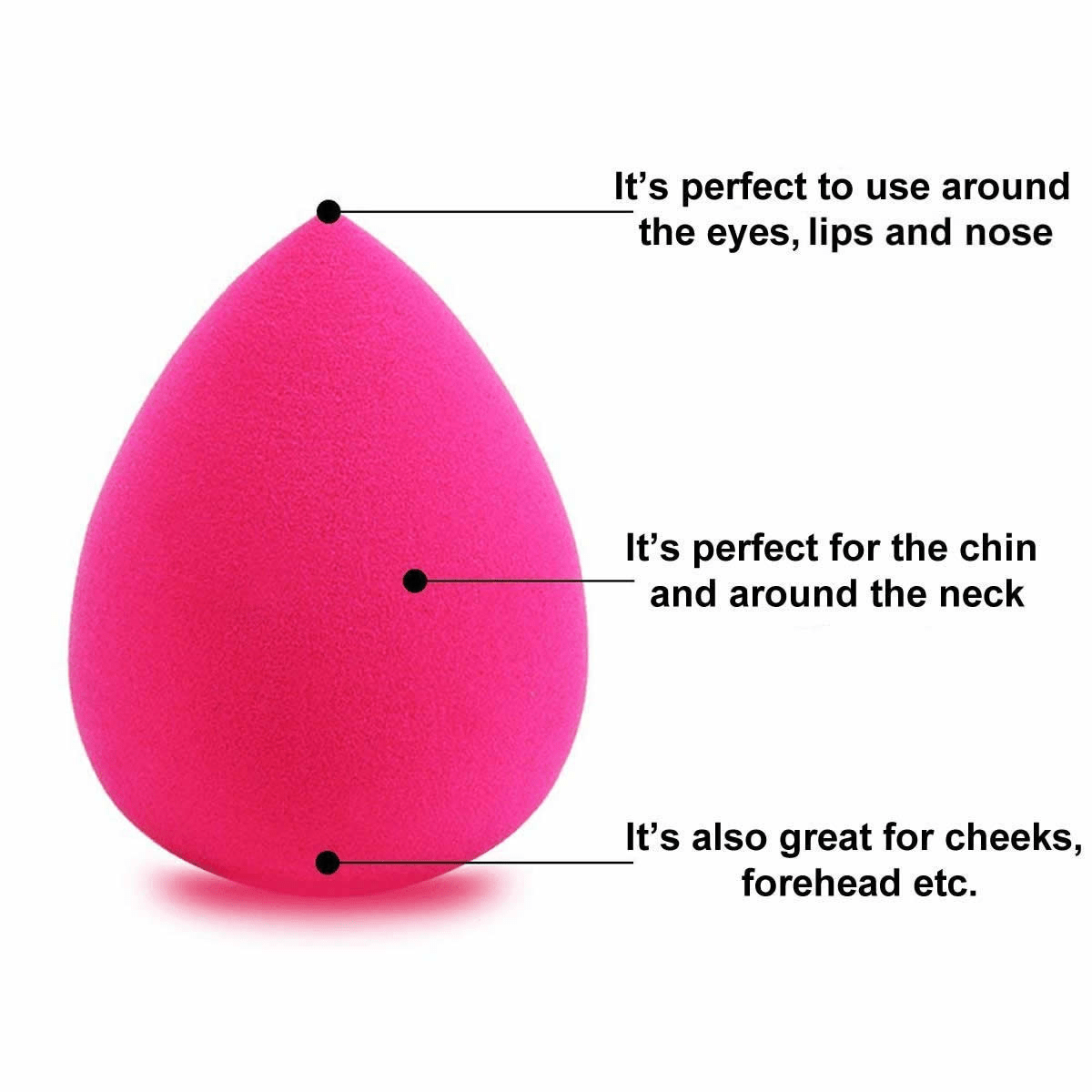 Good Living In Style 6-Piece Makeup Sponge Set - Flawless & Streak-Free