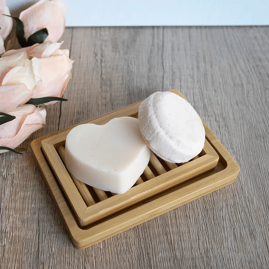 Hydrating Shampoo and Conditioner Bar Set - Shea Butter & Lavender for Dry Hair