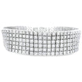 Genuine 20.00ct Diamond Tennis Bracelet 14KT White Gold