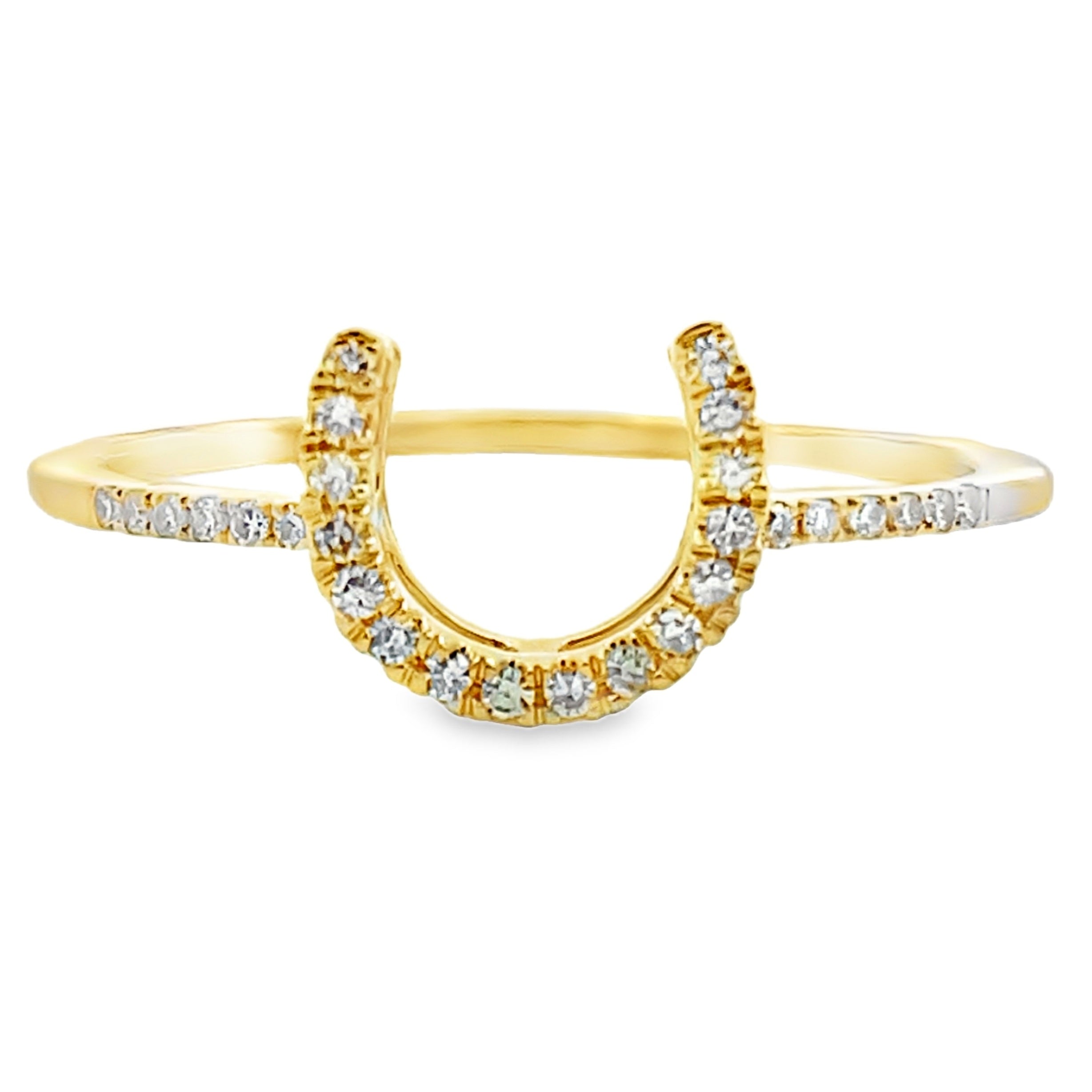 Genuine .10ct Diamond Ring 14KT Yellow Gold