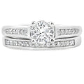 Natural Cubic Zirconia CZ SS Bridal Sterling Silver