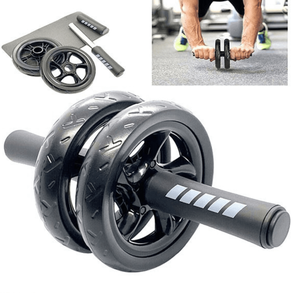 JupiterGear Ab Roller Wheel with Kneeling Pad – Core Strength Training for Home & Travel
