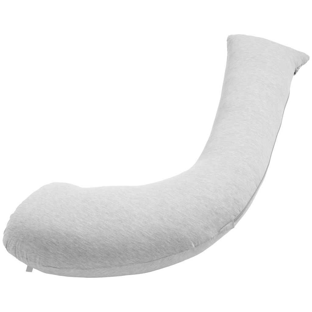 L Shaped Pregnancy Pillow with Breathable Jersey Cover