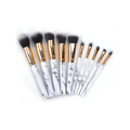 La Canica 10-in-1 Makeup Brush Set with Travel-Friendly Container