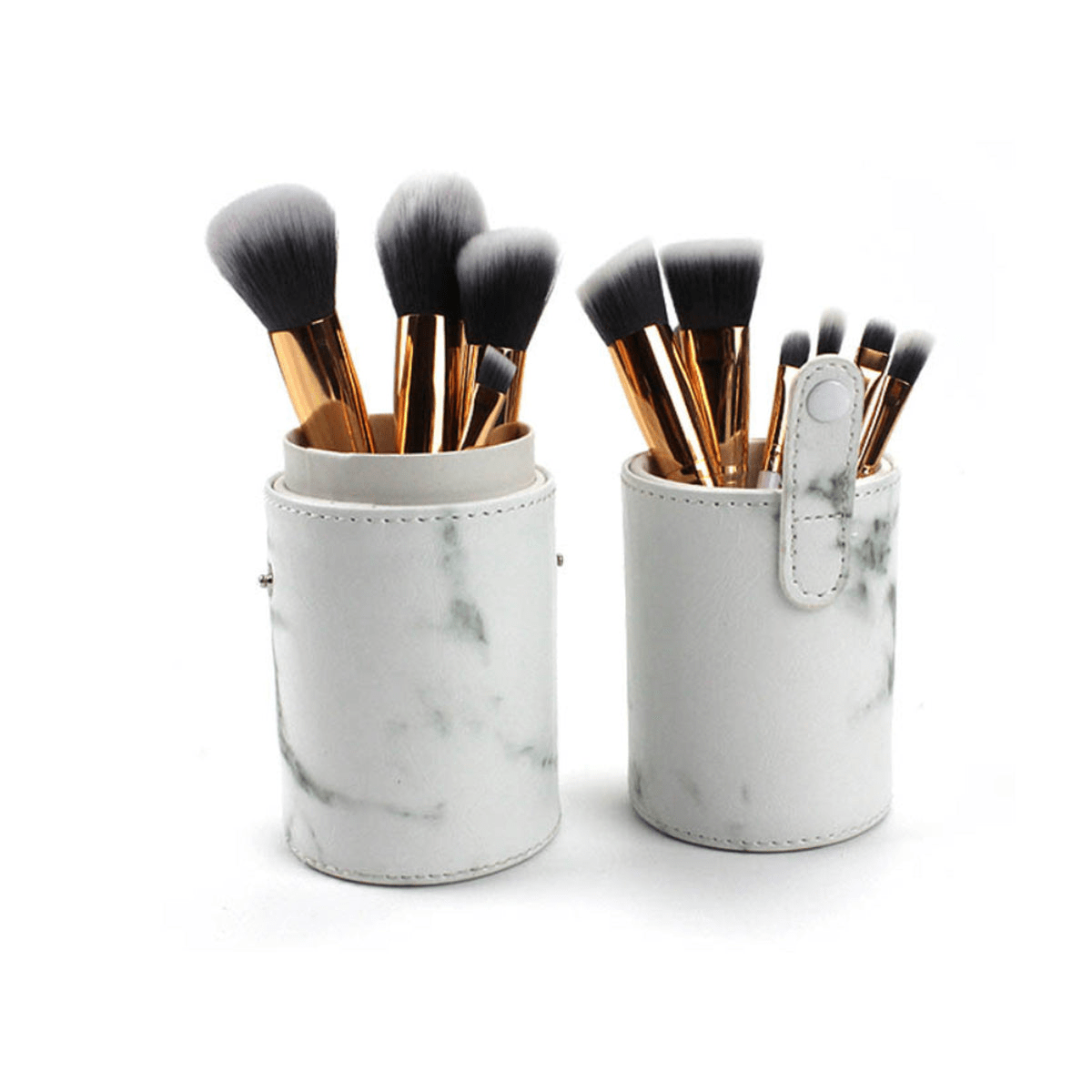 La Canica 10-in-1 Makeup Brush Set with Travel-Friendly Container