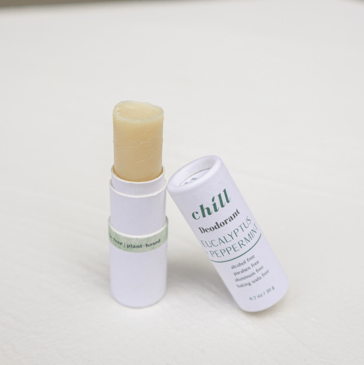 Natural Deodorant – Eucalyptus + Peppermint (Vegan, Baking Soda–Free)