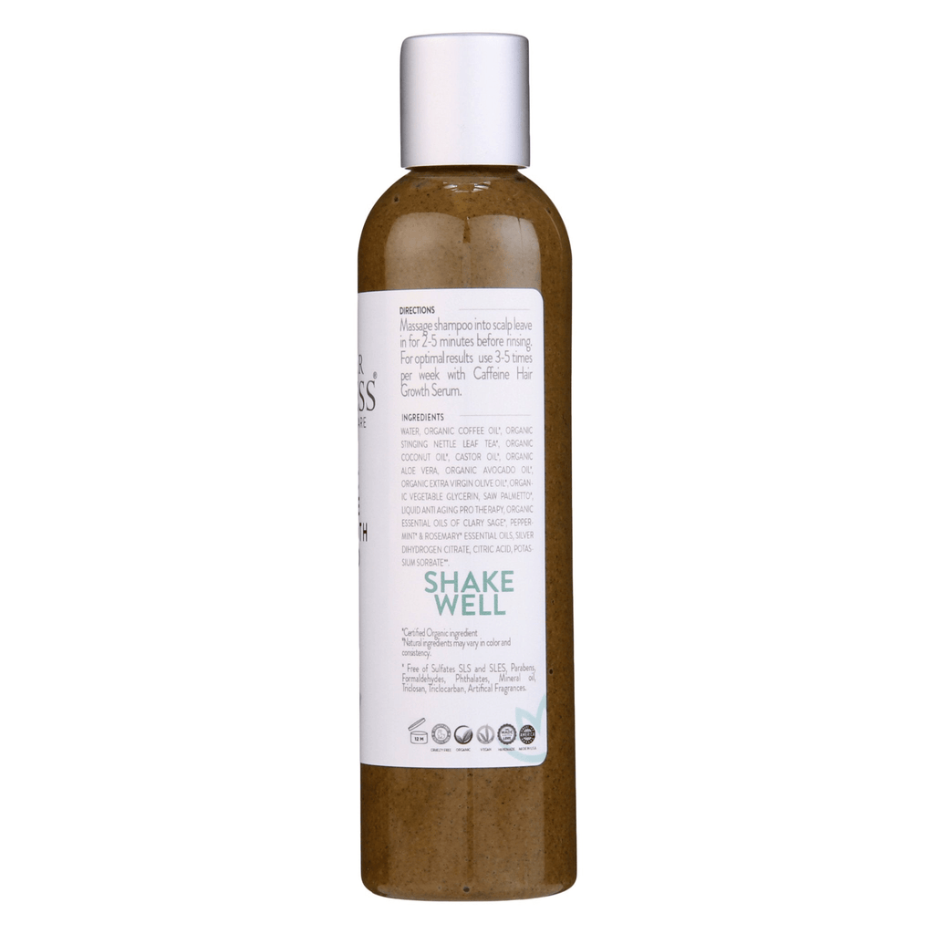 Organic Caffeine Shampoo by Glimmer Goddess — Volume, Strength & Scalp Energy