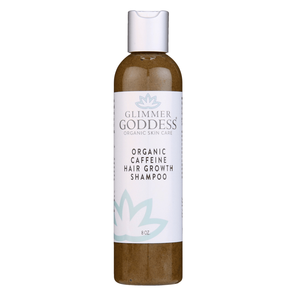 Organic Caffeine Shampoo by Glimmer Goddess — Volume, Strength & Scalp Energy