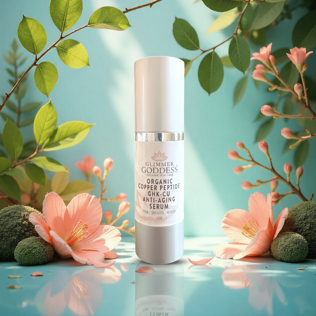 Organic Copper Peptide Anti-Aging Serum – GHK-Cu, Argireline®, Matrixyl 3000, Hyaluronic Acid – Wrinkle Repair