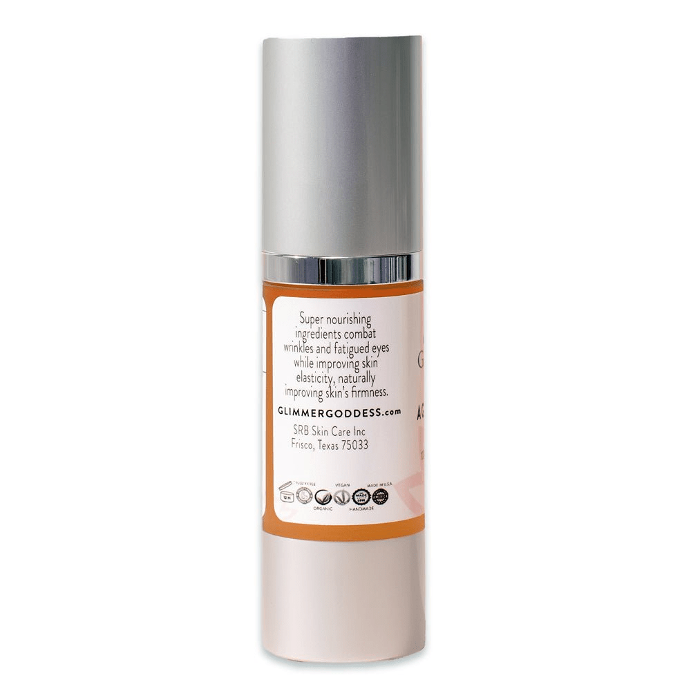 Organic Eye Serum with Vitamin C & Blue Algae by Glimmer Goddess