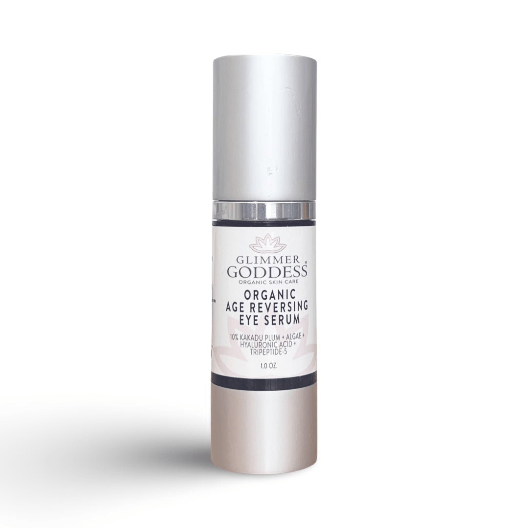Organic Eye Serum with Vitamin C & Blue Algae by Glimmer Goddess