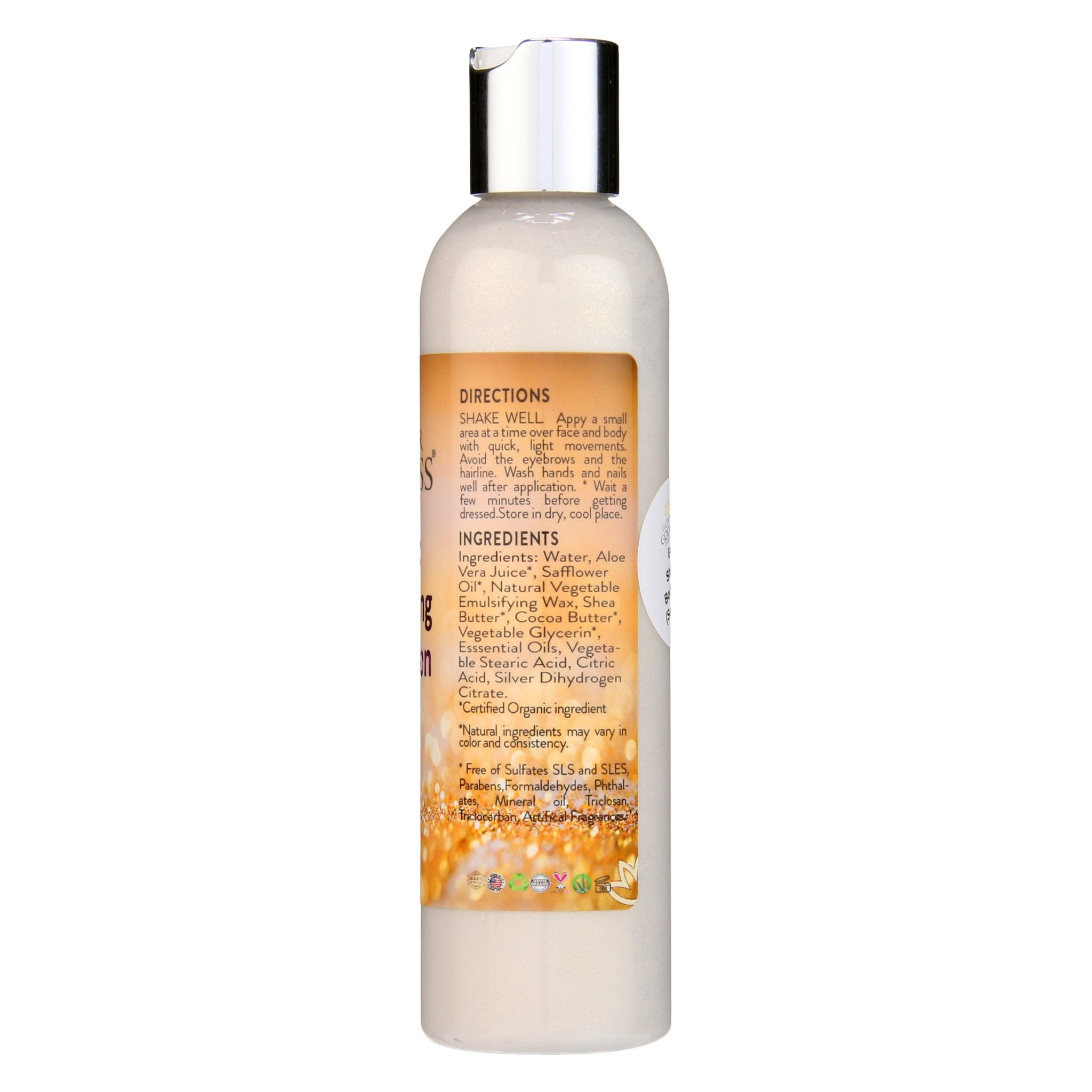 Organic Gold Shimmer Body Lotion