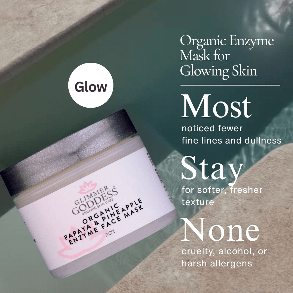 Organic Papaya Pineapple Enzyme Face Mask – Gentle Exfoliating Treatment