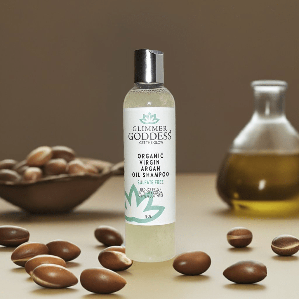 Argan Oil Shampoo, Sulfate Free | Organic Hydration by Glimmer Goddess