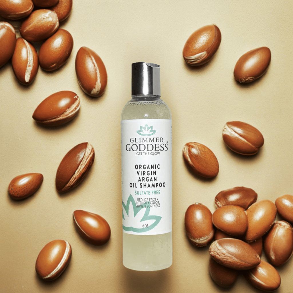 Argan Oil Shampoo, Sulfate Free | Organic Hydration by Glimmer Goddess