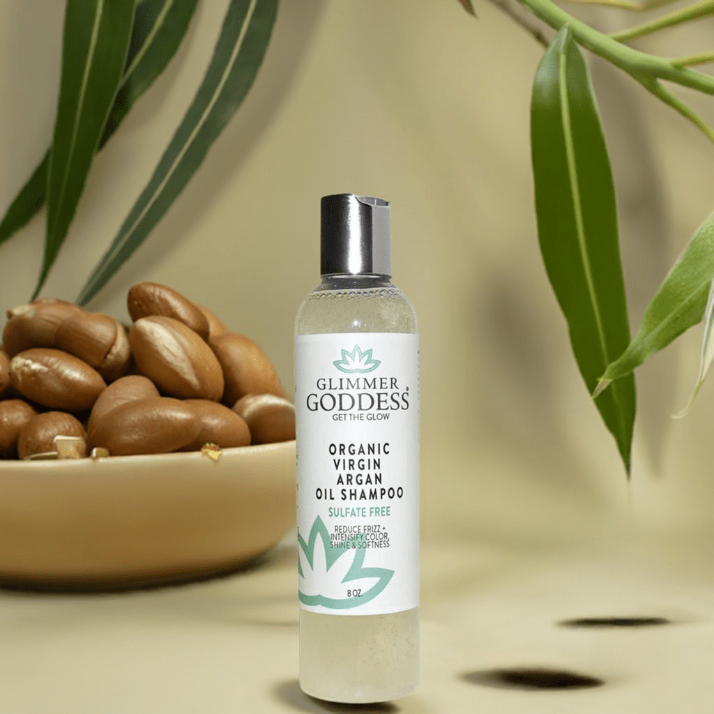 Argan Oil Shampoo, Sulfate Free | Organic Hydration by Glimmer Goddess
