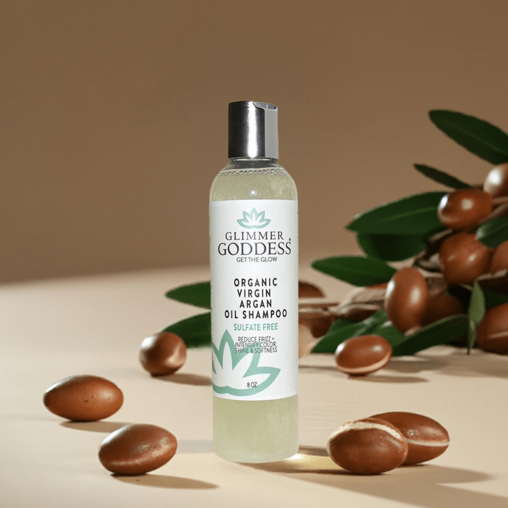 Argan Oil Shampoo, Sulfate Free | Organic Hydration by Glimmer Goddess