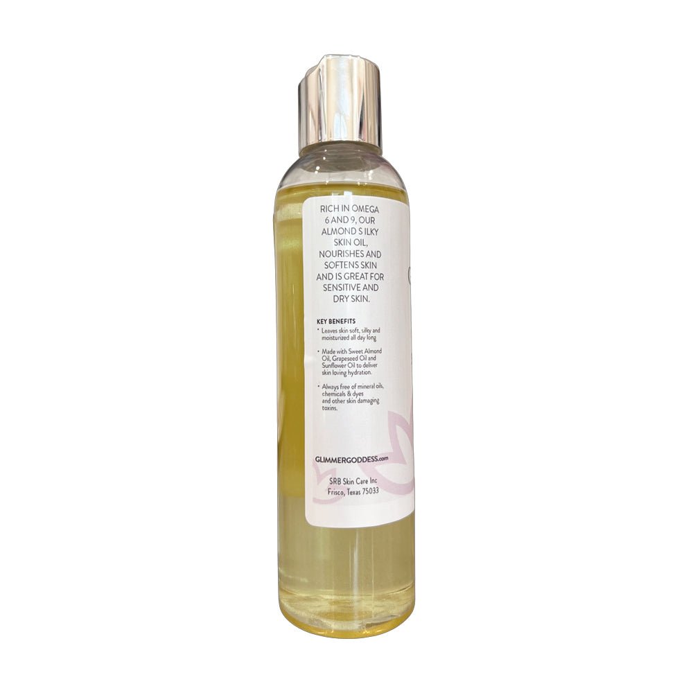 Organic Sweet Almond Silky Skin Oil – 48 Hour Hydration