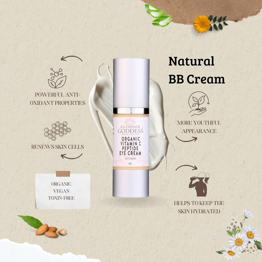 Organic Vitamin C Eye Serum for Dark Circles & Puffiness