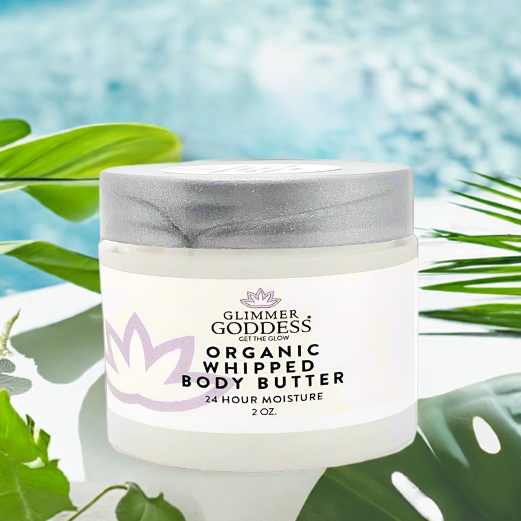 Organic Whipped Body Butter 2 oz – Mini Travel Size for Dry Skin & Eczema