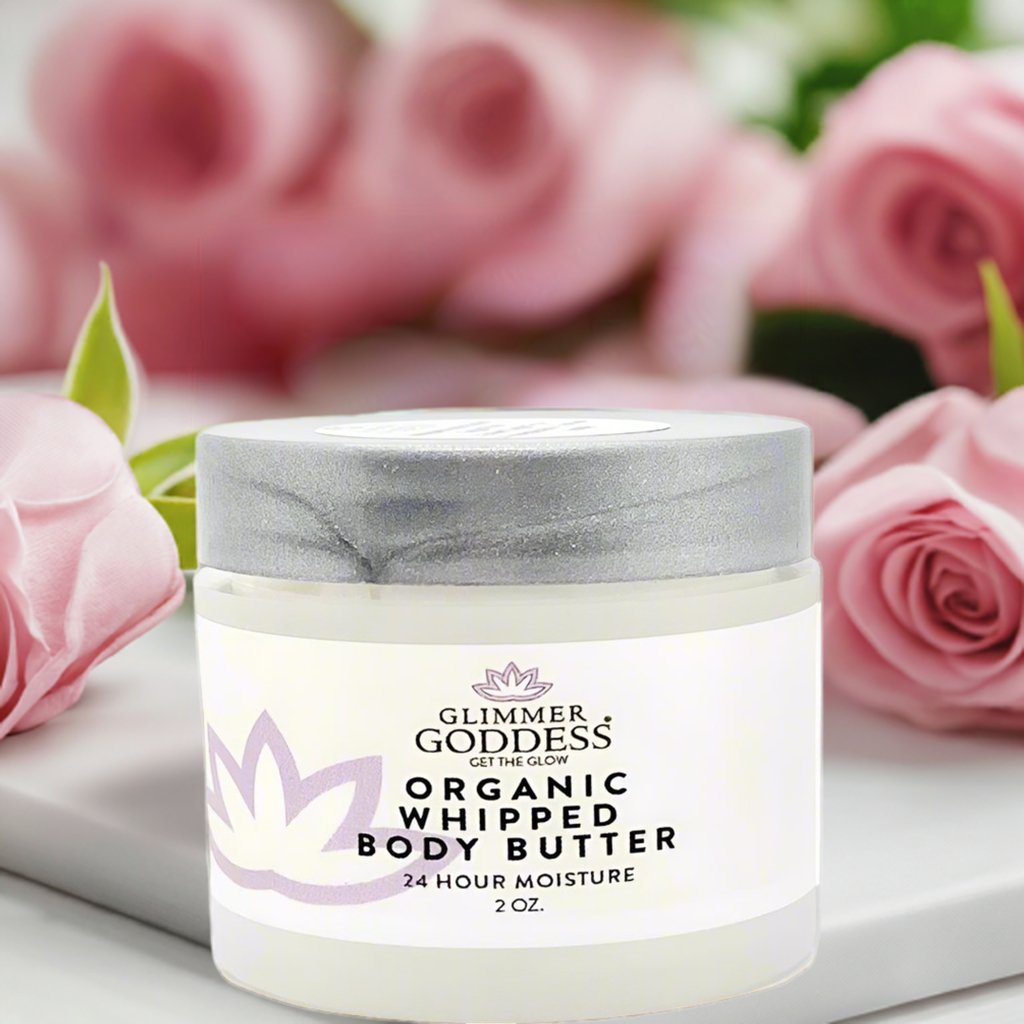Organic Whipped Body Butter 2 oz – Mini Travel Size for Dry Skin & Eczema