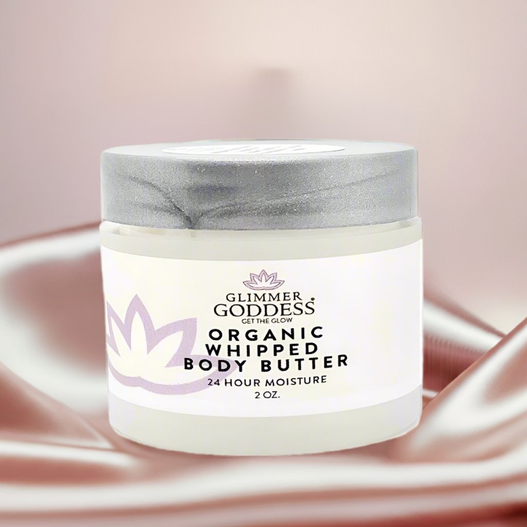 Organic Whipped Body Butter 2 oz – Mini Travel Size for Dry Skin & Eczema
