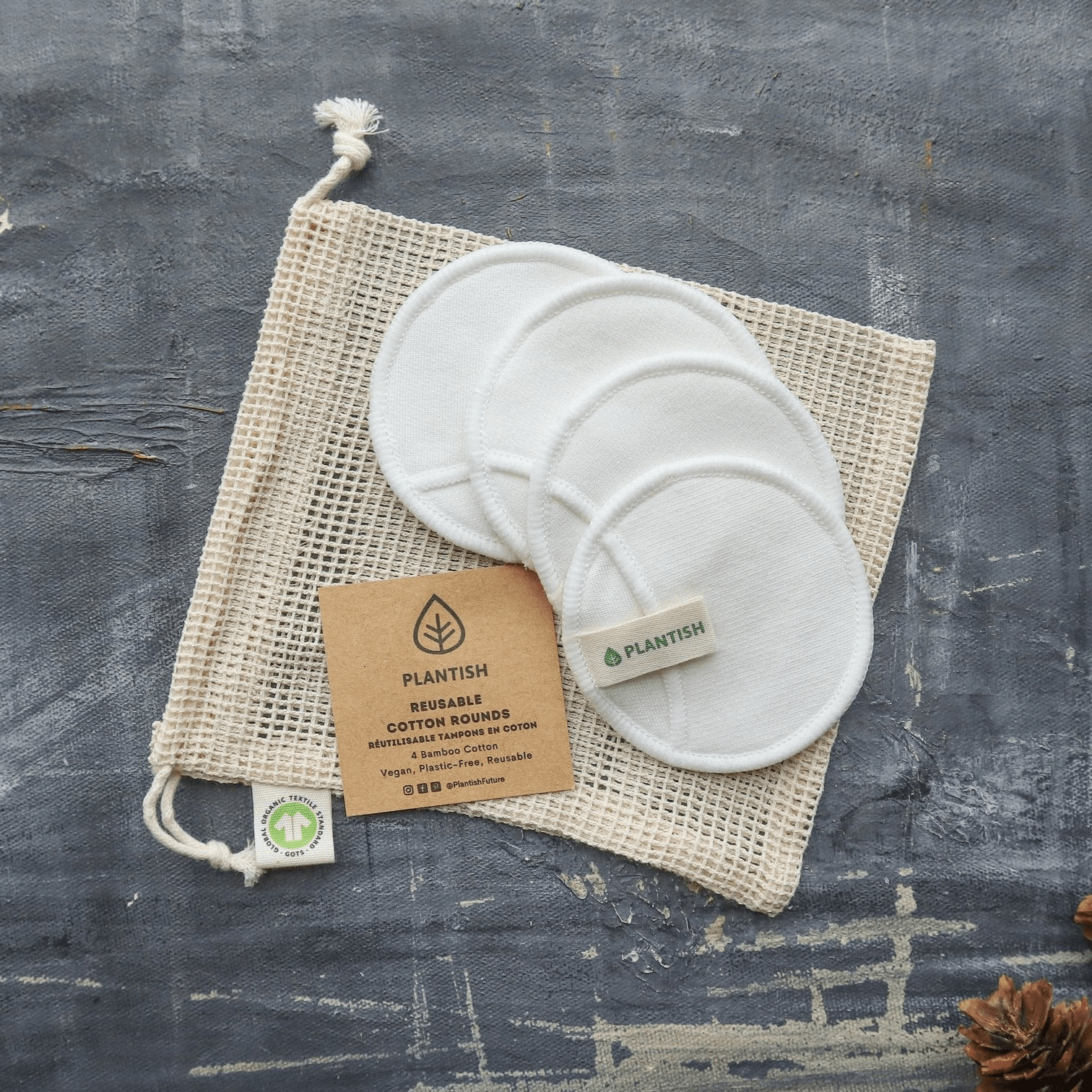 Reusable Cotton Rounds (100% Cotton)