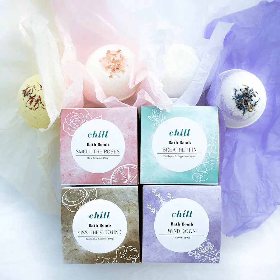 Smell the Roses Natural Bath Bomb – Rose & Citrus