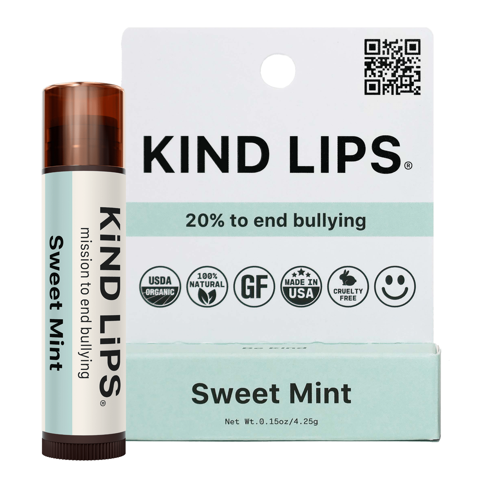 Sweet Mint Organic Lip Balm - Single Hang Pack