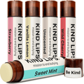 Variety Pack Organic Lip Balm - 5 Pack Box