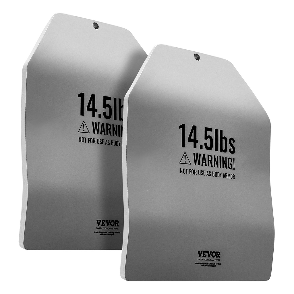 VEVOR Curved Weight Vest Plates for Strength Training Workout 2x14.5 LB Plates